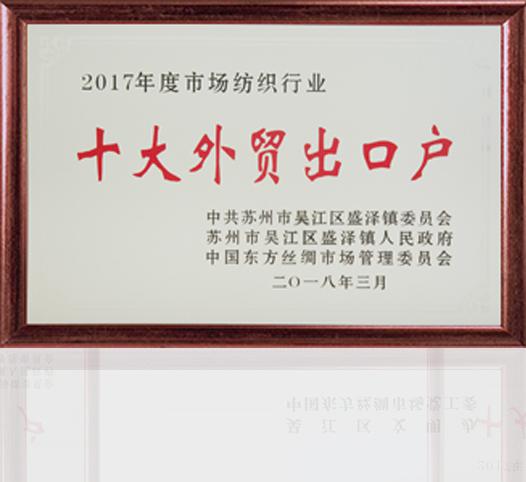 十大外外贸出口户