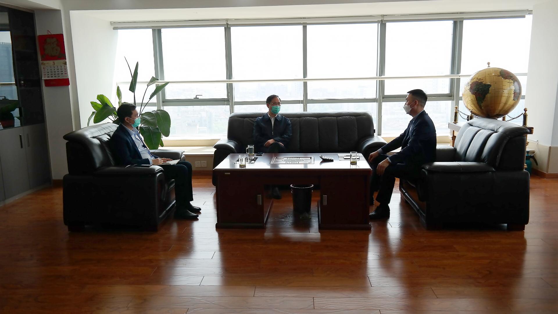 党委书记来金昊了解疫情对企业的影响